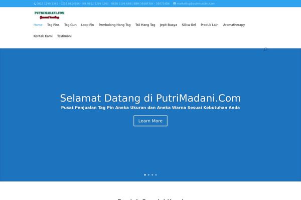 Tetap Semangat theme site design template sample