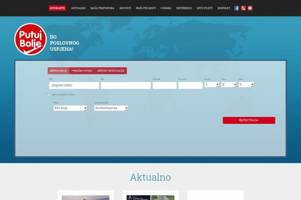 putujbolje.com site used Air