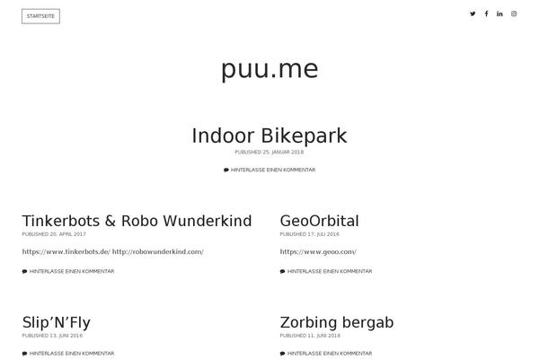 Chosen theme site design template sample