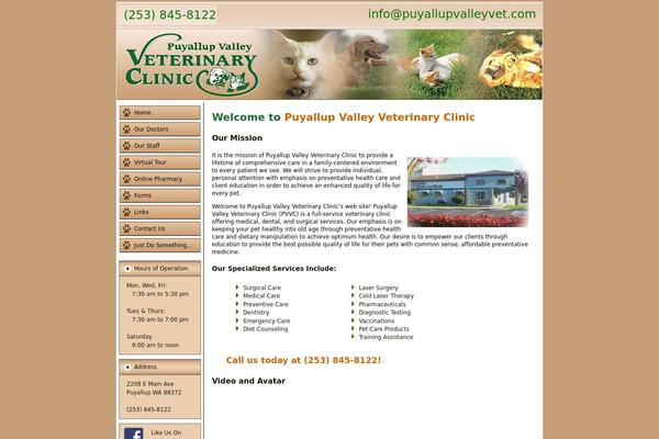 Vet theme site design template sample
