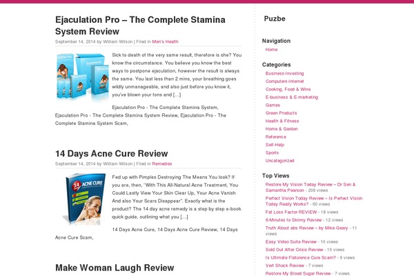 QuickChic theme site design template sample