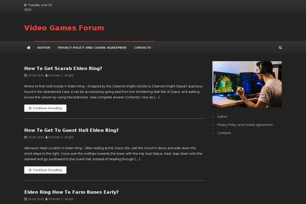 Site using Responsive Scrolling Tables plugin