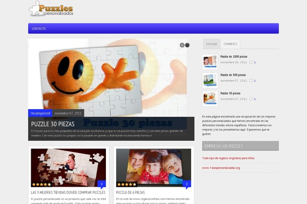 Boulevard theme site design template sample