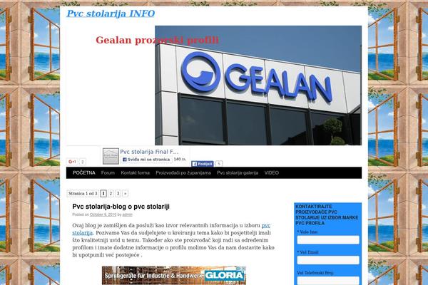 Site using Easy WordPress Parallax Slider plugin