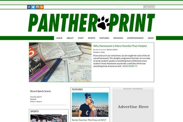 pvpantherprint.org site used Sno Flex