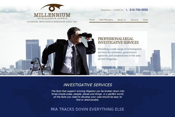 Universal theme site design template sample