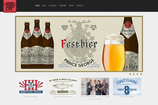 pwbrewing.net site used Pwb