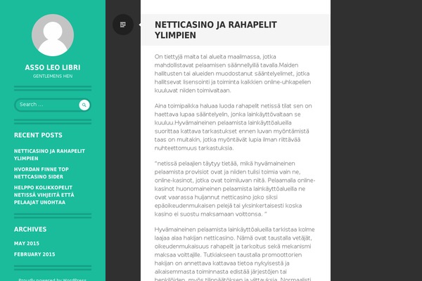 Writr theme site design template sample