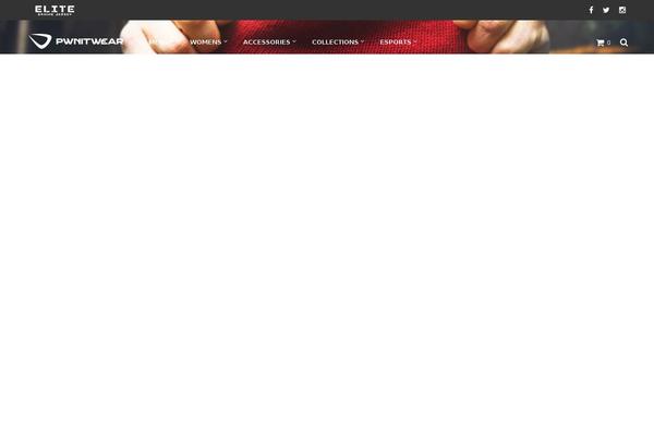 Thunderstruck theme site design template sample