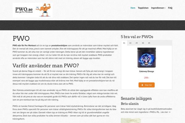 Quark theme site design template sample