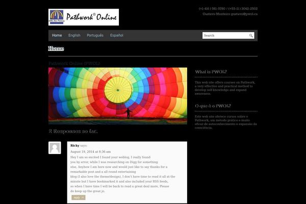 BlackBird theme site design template sample