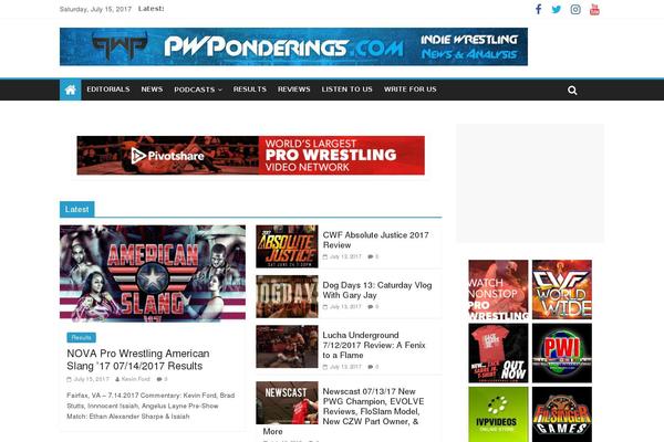 Newsup theme site design template sample