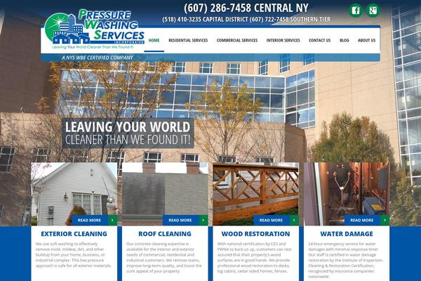 Striking Child theme site design template sample