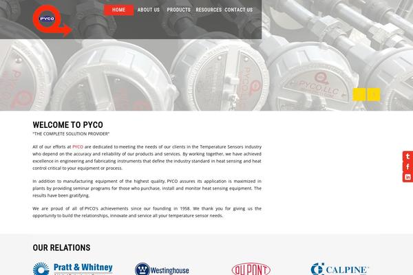 Cherry Framework theme site design template sample