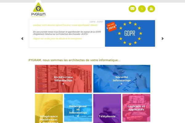 Site using WP Tiles plugin