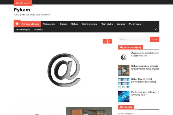Magazine Plus theme site design template sample