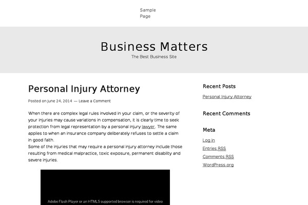 Omega theme site design template sample