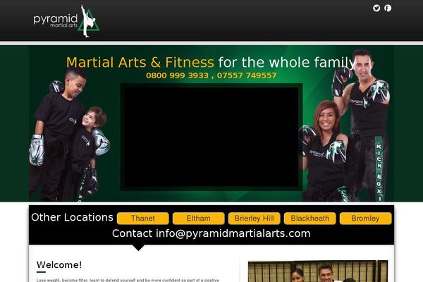 Pyramid theme site design template sample