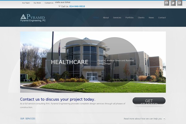 Progressio theme site design template sample