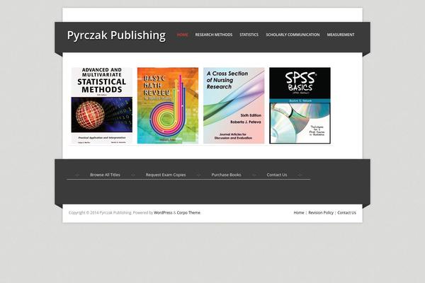 Corpo theme site design template sample