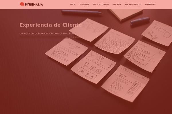 OneEngine theme site design template sample