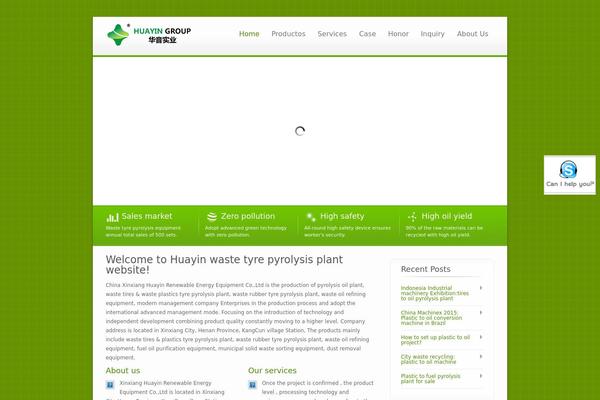 Ecobiz theme site design template sample