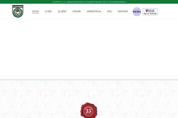 The7 Child theme site design template sample