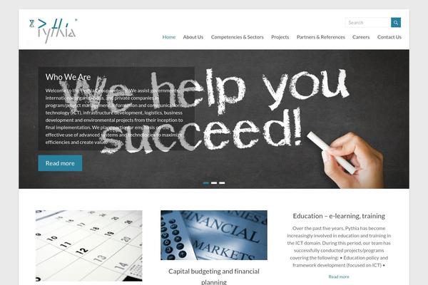 Spacious theme site design template sample