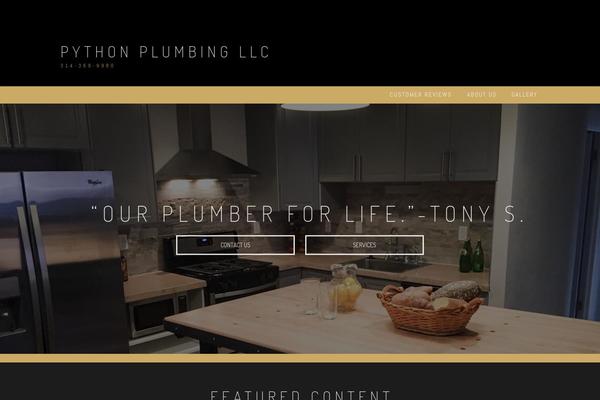 Site using Ultimate Landing Page and Coming Soon Page plugin
