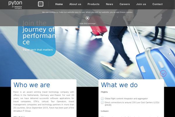 Site using Smooth Page Scroll to Top plugin