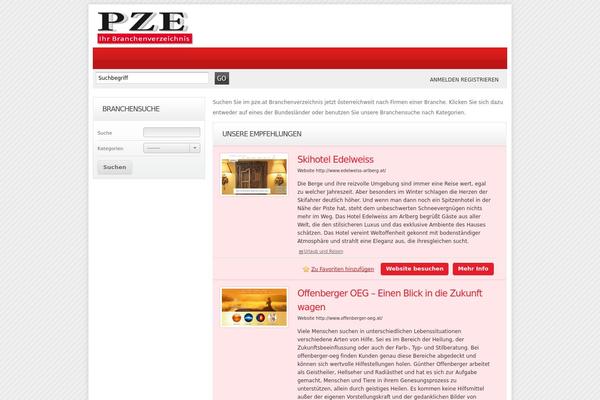 Directorypress theme site design template sample