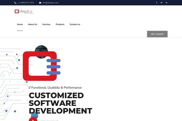 Engitech theme site design template sample