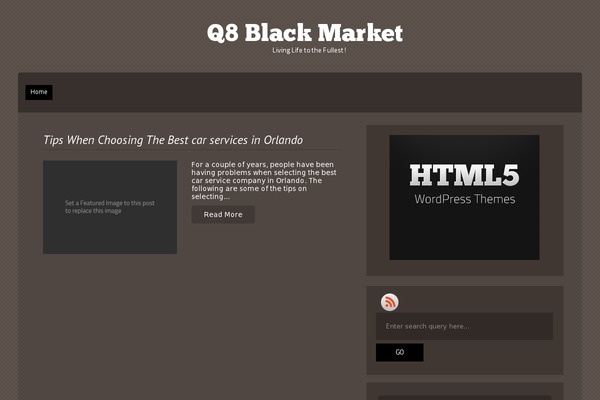 Destro theme site design template sample