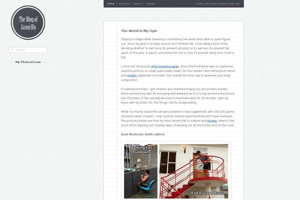 Site using Flickr-mini-gallery plugin