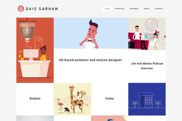 Buran theme site design template sample