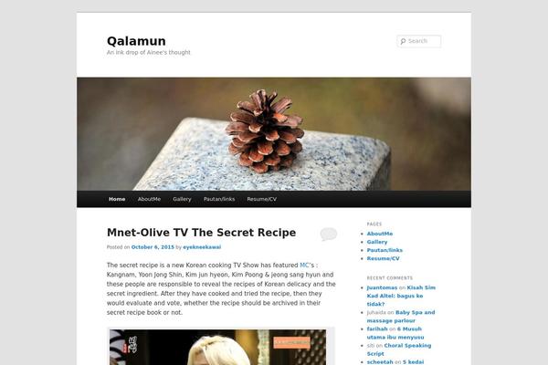 Twenty Eleven theme site design template sample