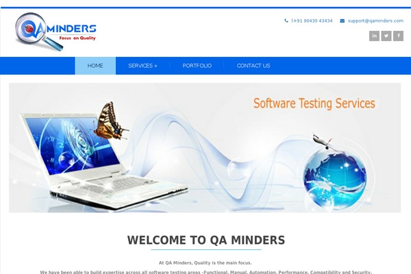 Felicity theme site design template sample