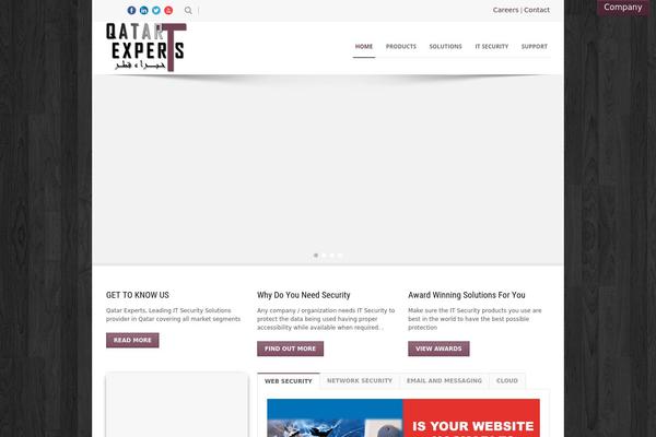 Maxima theme site design template sample