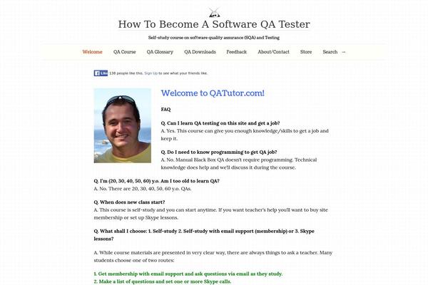 Site using Scroll Top and Bottom plugin