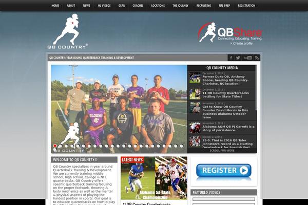 Gameday theme site design template sample