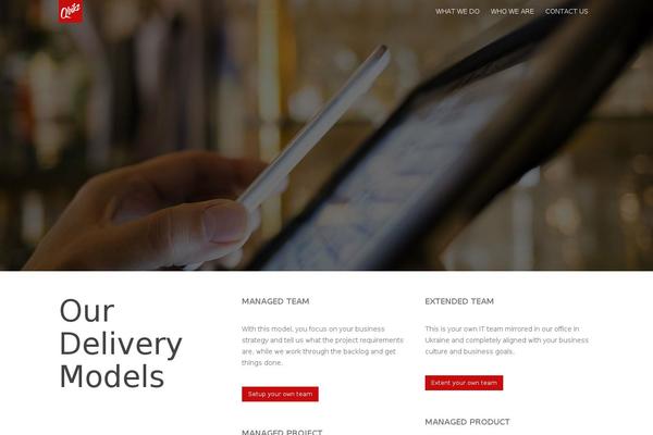 KLEO Child theme site design template sample