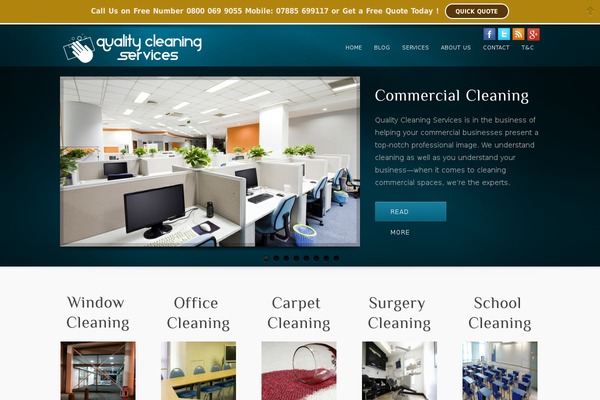 inFocus theme site design template sample