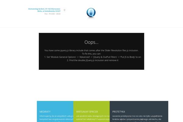 Dentario theme site design template sample