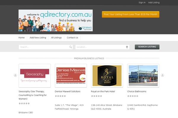 GeoCraft V2 theme site design template sample