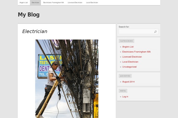Comet theme site design template sample