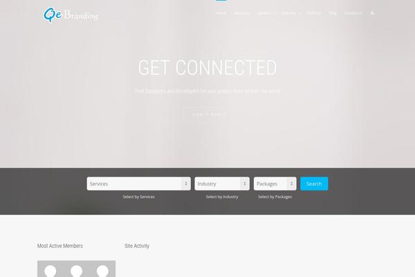 Site using BuddyPress plugin