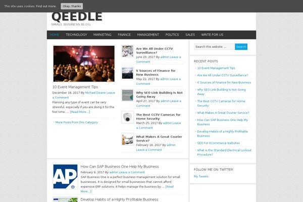 News theme site design template sample