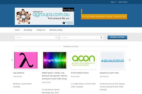 GeoCraft V2 theme site design template sample