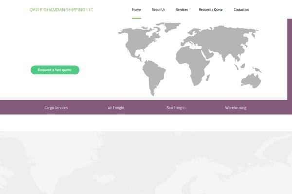 Transcargo theme site design template sample