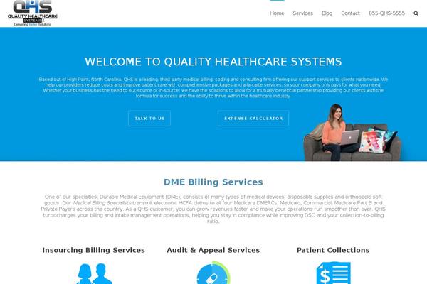 KLEO theme site design template sample